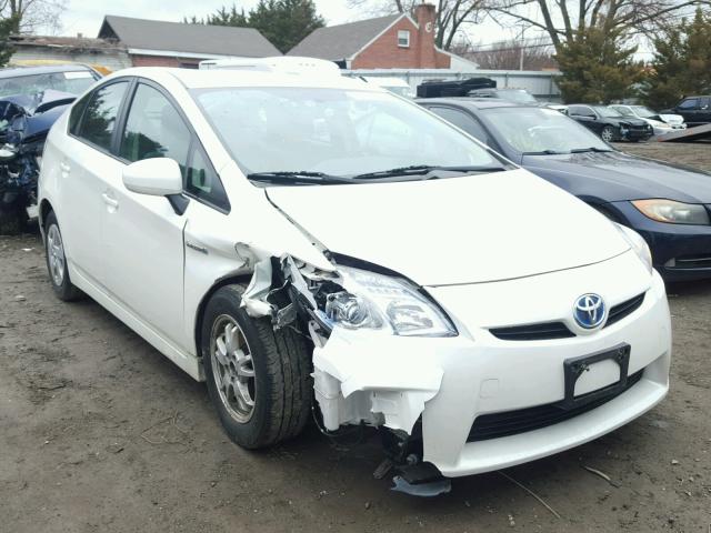 JTDKN3DU0A5181677 - 2010 TOYOTA PRIUS WHITE photo 1