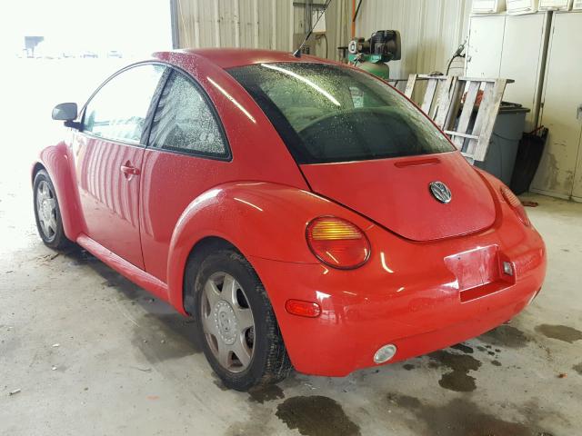 3VWCA21C7XM449212 - 1999 VOLKSWAGEN NEW BEETLE RED photo 3