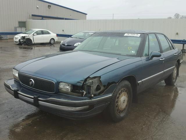 1G4HP52L2SH515584 - 1995 BUICK LESABRE CU BLUE photo 2