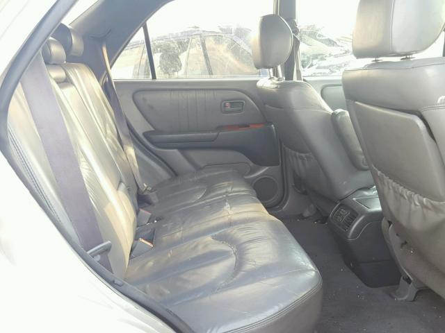 JT6GF10U3Y0046169 - 2000 LEXUS RX 300 SILVER photo 6