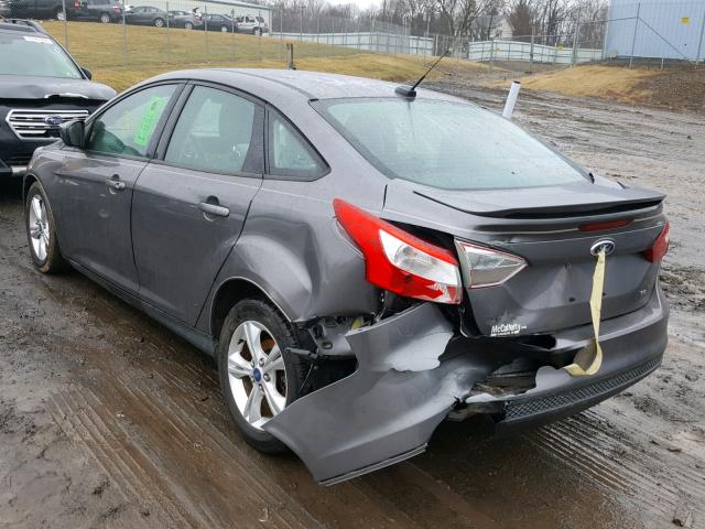 1FAHP3F21CL281856 - 2012 FORD FOCUS SE GRAY photo 3