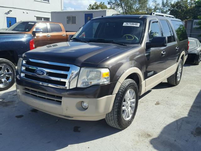 1FMFK17587LA11814 - 2007 FORD EXPEDITION BROWN photo 2