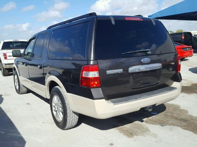 1FMFK17587LA11814 - 2007 FORD EXPEDITION BROWN photo 3