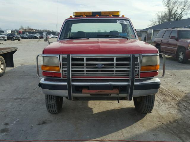 1FDLF47FXVEA70933 - 1997 FORD F SUPER DU RED photo 9