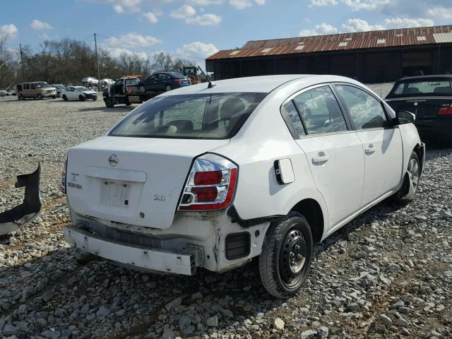 3N1AB61E87L636838 - 2007 NISSAN SENTRA 2.0 WHITE photo 4