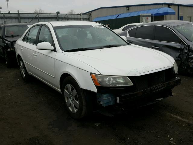 5NPET46C88H402725 - 2008 HYUNDAI SONATA GLS WHITE photo 1