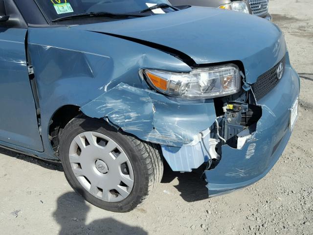 JTLKE50EX91088697 - 2009 TOYOTA SCION XB TEAL photo 9