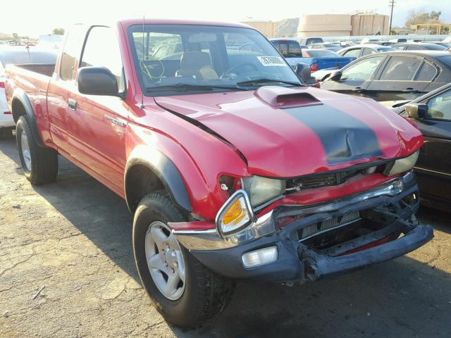 5TEWN72N31Z855421 - 2001 TOYOTA TACOMA XTR RED photo 1