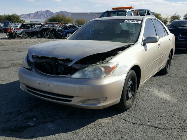 4T1BE30K64U937202 - 2004 TOYOTA CAMRY LE TAN photo 2