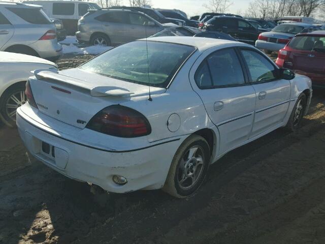 1G2NW52E54M653260 - 2004 PONTIAC GRAND AM G WHITE photo 4