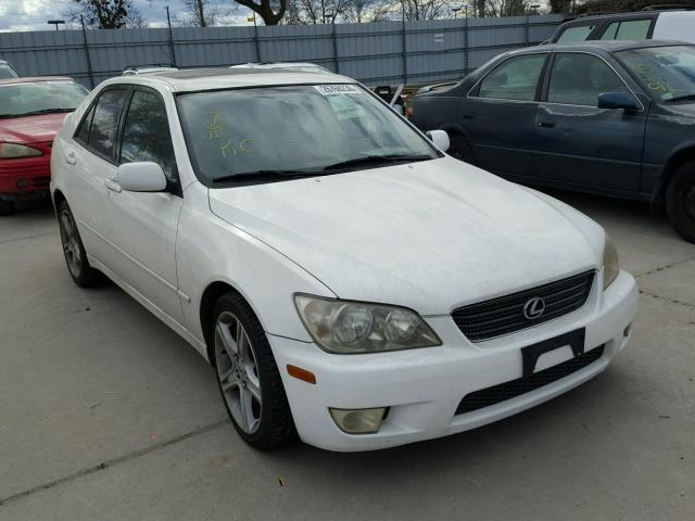 JTHBD182910022166 - 2001 LEXUS IS 300 WHITE photo 1