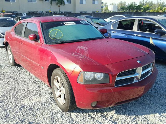 2B3CA3CV7AH155680 - 2010 DODGE CHARGER SX RED photo 1