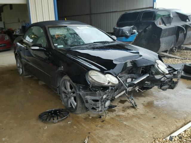 WDBTK56F57F226931 - 2007 MERCEDES-BENZ CLK 350 BLACK photo 1