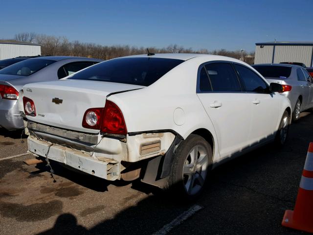 1G1ZB5E15BF156477 - 2011 CHEVROLET MALIBU LS WHITE photo 4