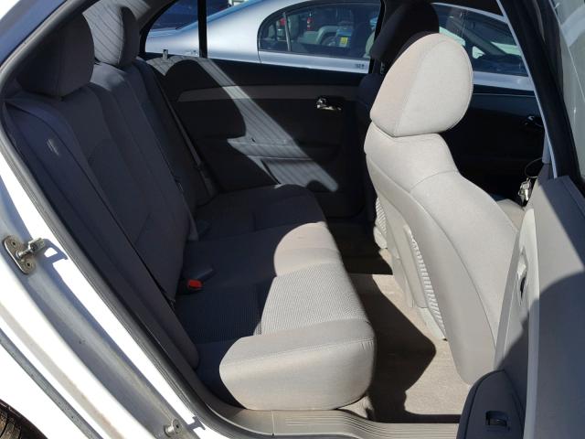 1G1ZB5E15BF156477 - 2011 CHEVROLET MALIBU LS WHITE photo 6
