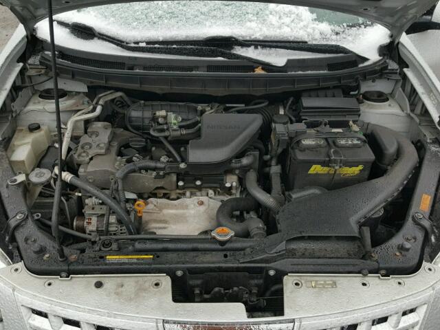 JN8AS58VX8W111132 - 2008 NISSAN ROGUE S SILVER photo 7