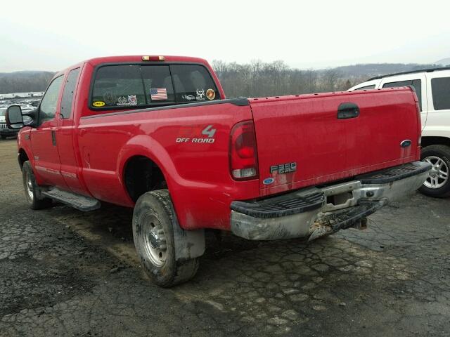 1FTSX31P84EC23817 - 2004 FORD F350 SRW S RED photo 3