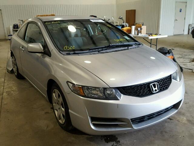 2HGFG12619H500806 - 2009 HONDA CIVIC LX SILVER photo 1