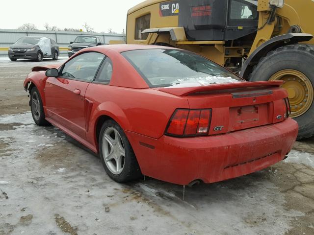 1FAFP42X6XF141370 - 1999 FORD MUSTANG GT RED photo 3