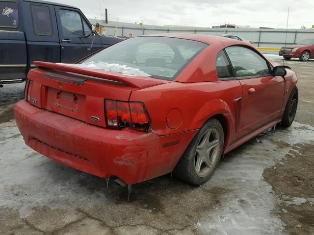 1FAFP42X6XF141370 - 1999 FORD MUSTANG GT RED photo 4