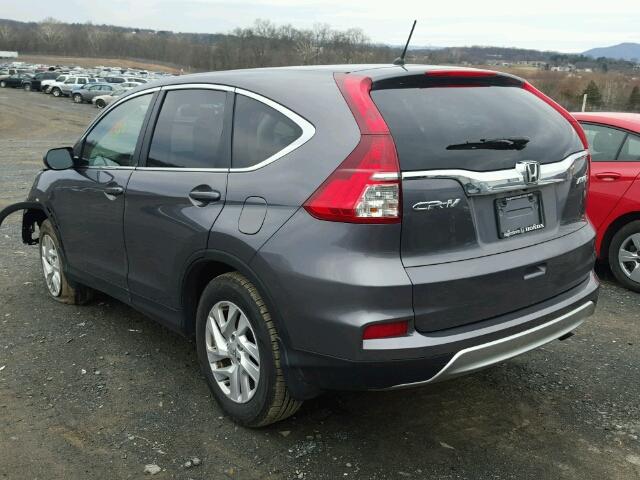 2HKRM4H58FH643808 - 2015 HONDA CR-V EX GRAY photo 3