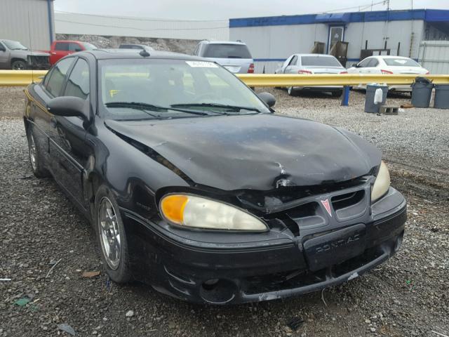 1G2NV52E23M635591 - 2003 PONTIAC GRAND AM G BLACK photo 1