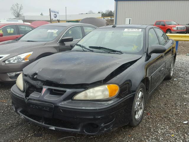 1G2NV52E23M635591 - 2003 PONTIAC GRAND AM G BLACK photo 2