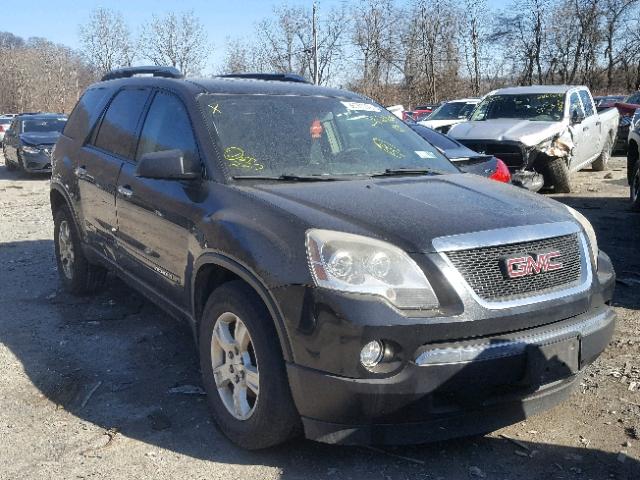 1GKEV13758J283768 - 2008 GMC ACADIA SLE BLACK photo 1