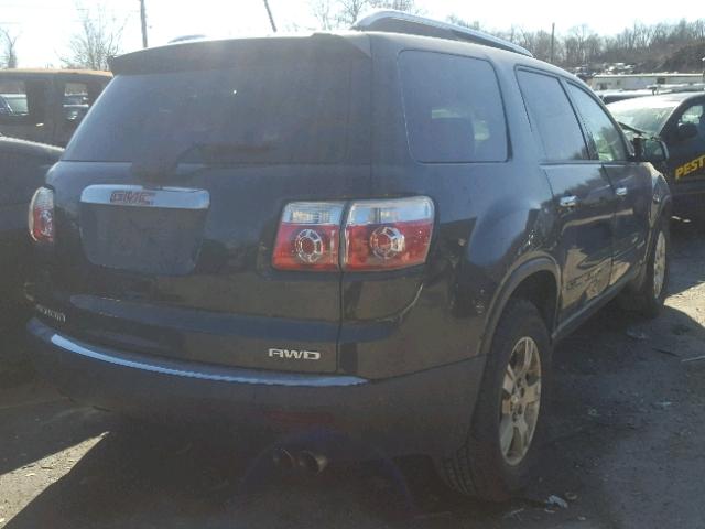 1GKEV13758J283768 - 2008 GMC ACADIA SLE BLACK photo 4