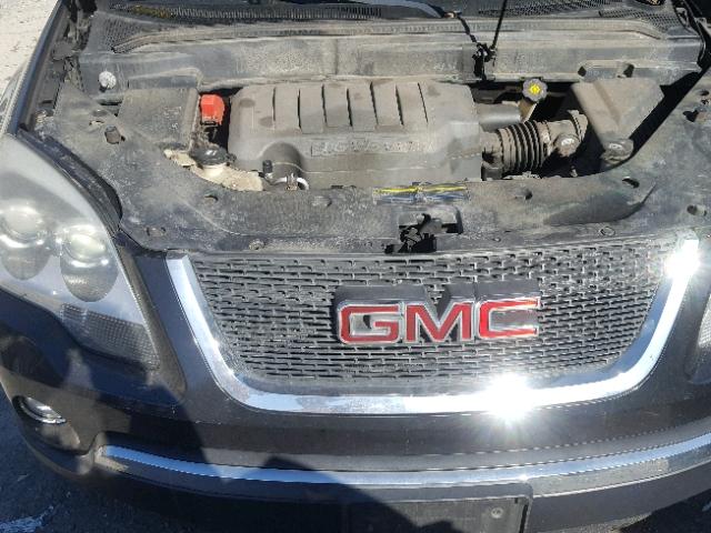 1GKEV13758J283768 - 2008 GMC ACADIA SLE BLACK photo 7