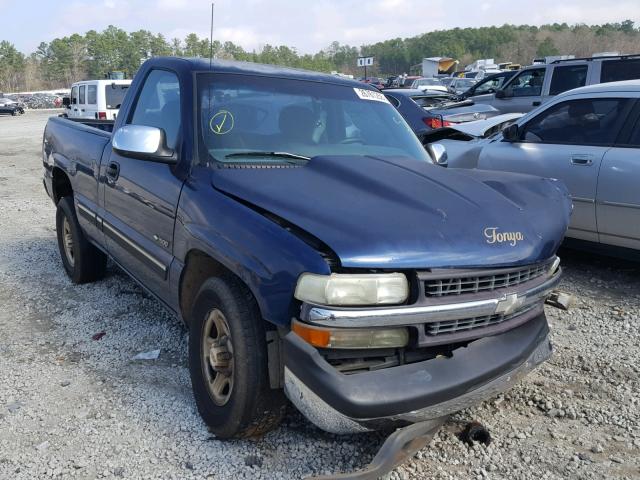 1GCEC14T5XZ110572 - 1999 CHEVROLET SILVERADO BLUE photo 1