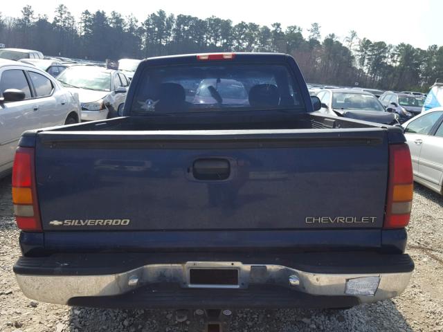 1GCEC14T5XZ110572 - 1999 CHEVROLET SILVERADO BLUE photo 9