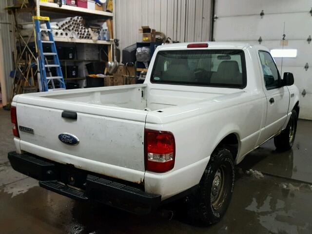 1FTYR10D16PA69880 - 2006 FORD RANGER WHITE photo 4