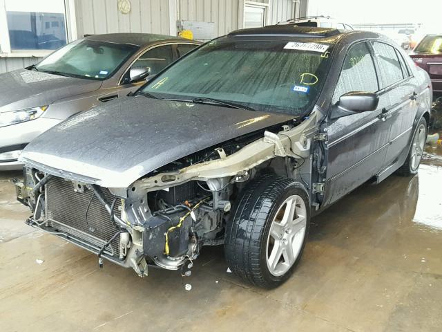 19UUA66235A049819 - 2005 ACURA TL GRAY photo 2