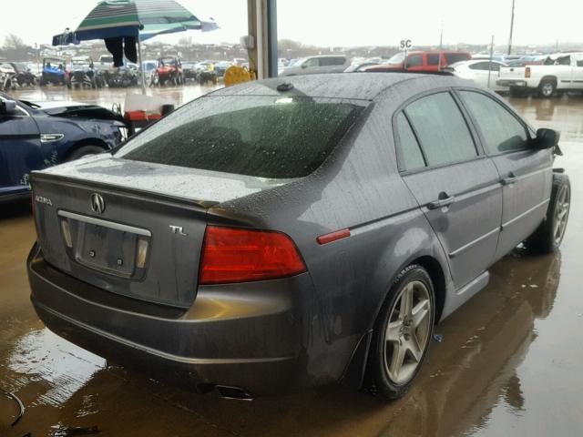 19UUA66235A049819 - 2005 ACURA TL GRAY photo 4