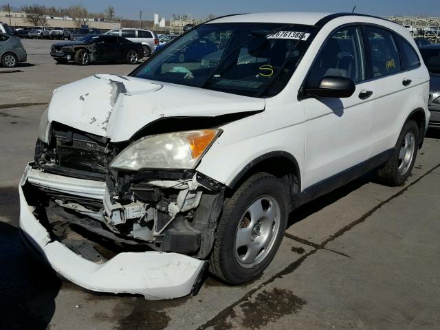 JHLRE38328C035824 - 2008 HONDA CR-V LX WHITE photo 2