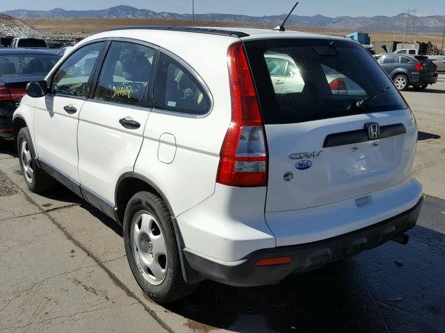 JHLRE38328C035824 - 2008 HONDA CR-V LX WHITE photo 3