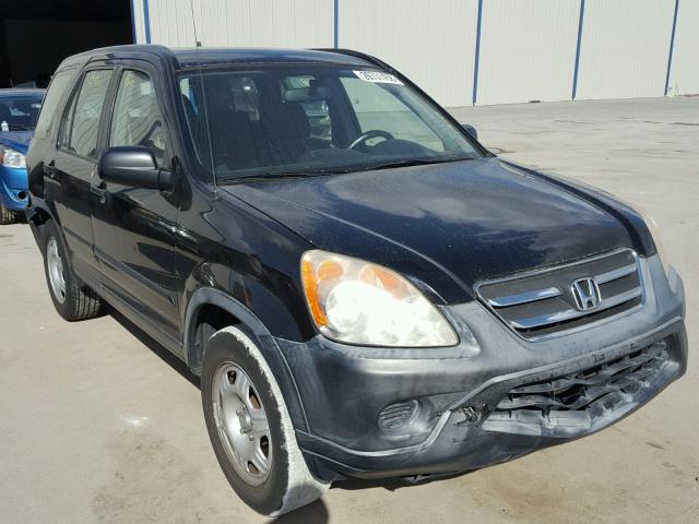 JHLRD68535C014384 - 2005 HONDA CR-V LX BLACK photo 1