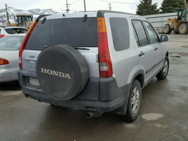 JHLRD78803C033617 - 2003 HONDA CR-V EX SILVER photo 4