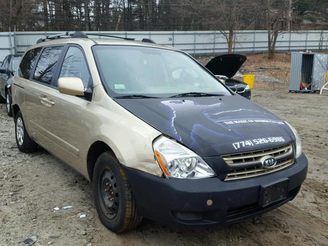 KNDMB233X86229050 - 2008 KIA SEDONA EX GOLD photo 1