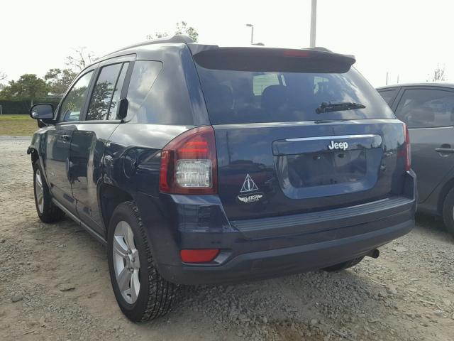 1C4NJCBA9GD611447 - 2016 JEEP COMPASS SP BLUE photo 3