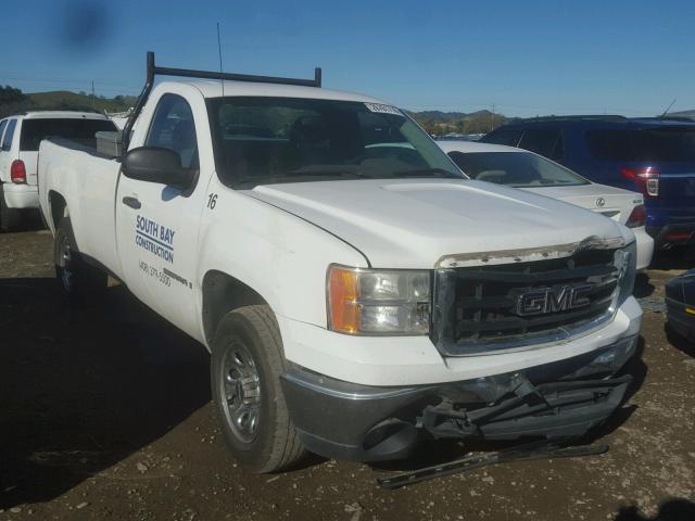 1GTEC14C28Z901241 - 2008 GMC SIERRA C15 WHITE photo 1