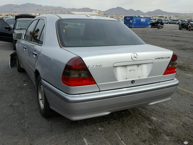 WDBHA24G3YA801741 - 2000 MERCEDES-BENZ C 230 SILVER photo 3