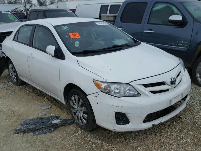 2T1BU4EEXCC821111 - 2012 TOYOTA COROLLA BA WHITE photo 1