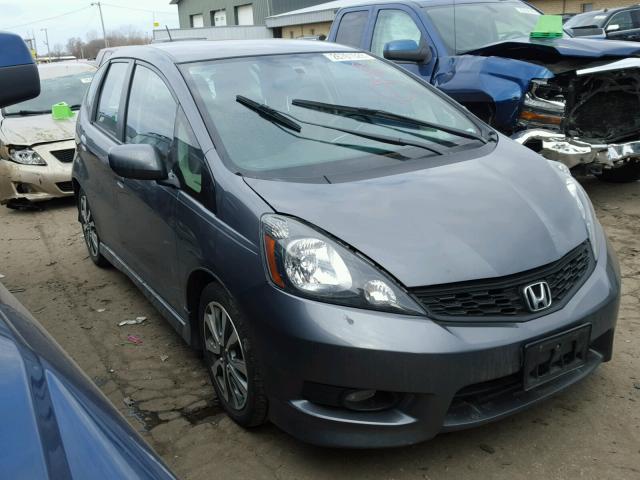 JHMGE8H53DC013181 - 2013 HONDA FIT SPORT GRAY photo 1