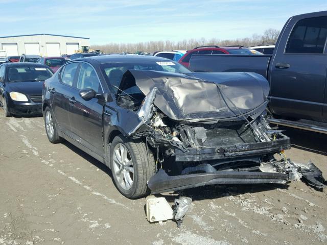 KNAGN4A77B5081889 - 2011 KIA OPTIMA EX GRAY photo 1