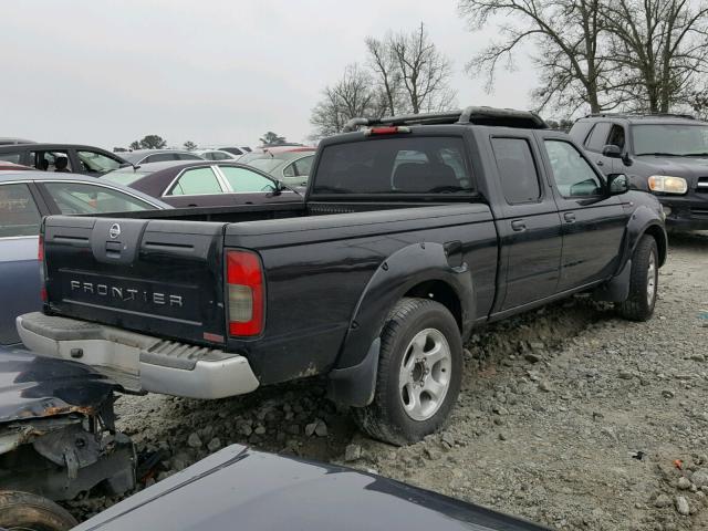 1N6MD29X84C408653 - 2004 NISSAN FRONTIER C BLACK photo 3