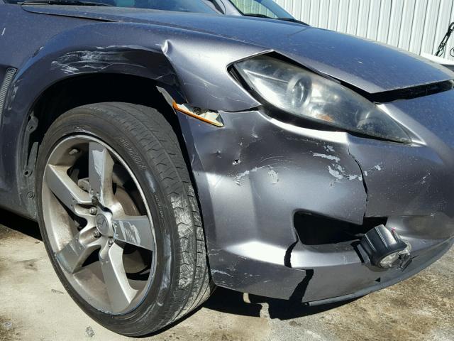 JM1FE17N740133136 - 2004 MAZDA RX8 SILVER photo 9