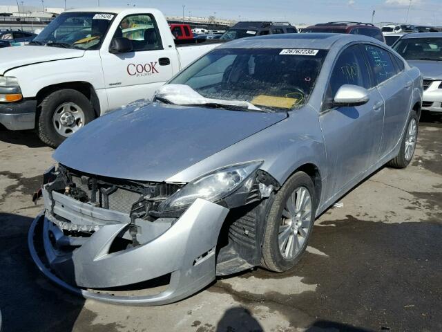 1YVHZ8EB1C5M07697 - 2012 MAZDA 6 S SILVER photo 2