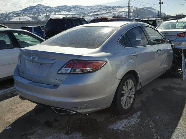 1YVHZ8EB1C5M07697 - 2012 MAZDA 6 S SILVER photo 4